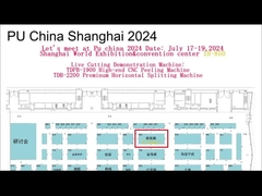 2200mm szerokość cięcia PU Pianka Maszyna do cięcia Horizontal Splitter automatyczne Siemens elektroniczne servo