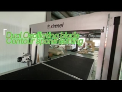 Szybka maszyna do cięcia profili piankowych Podwójna wibracyjna przemysłowa maszyna do cięcia pianki