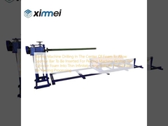 Maszyna do wiercenia w środku pianki, aby umożliwić włożenie szponki do peelingu Maszyna do skokowania piany cylindrowej w cienkie nieskończenie długie rolki jako Pr-maszyna do przetwarzania peelingu