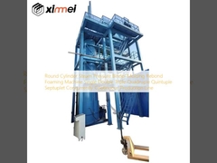 Okrągła cylindrowa gazowa wiązka ciśnieniowa formowanie powracająca maszyna piankowania pojedynczy podwójny podwójny czterokrotny pięciokrotny siedmiokrotny jednocześnie ciągła linia produkcyjna