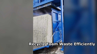 Automatyczna maszyna do ponownego łączenia pianki o wysokiej wydajności Recykling