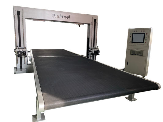 Automatyczna maszyna do cięcia pianki CNC z dwoma oscylującymi ostrzami o tolerancji ±0,5 mm dla bloków 3000x2300x1300 mm